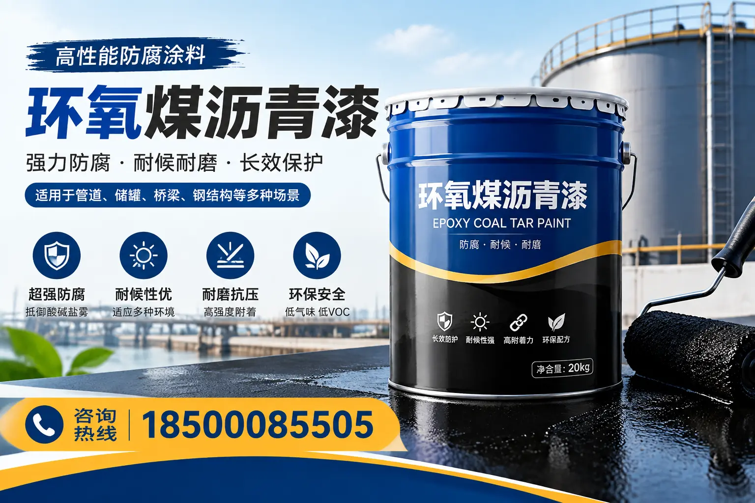 环氧煤沥青漆的施工步骤详解，哈尔滨装修必备知识